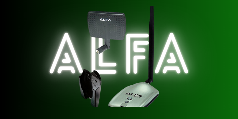 Alfa AWUSO36NH High Gain USB Wireless G / N Long-Rang WiFi Network Adapter affiliate image